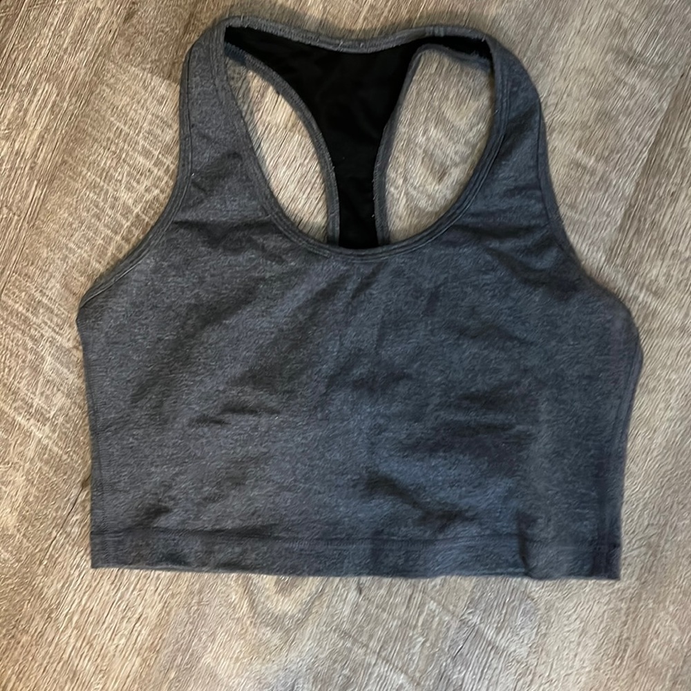 Lululemon grey 1/2 tank top